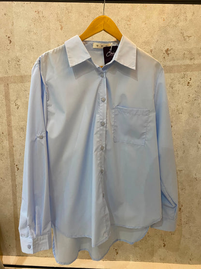 CAMISA CELESTE