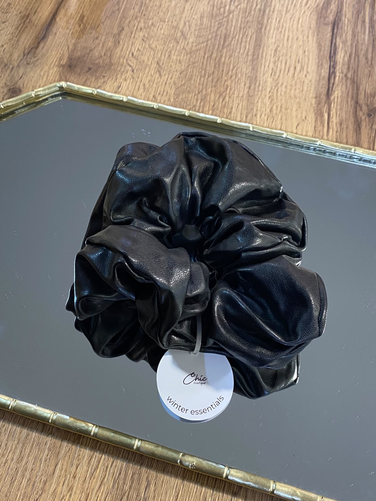 SCRUNCHIES ECOCUERO