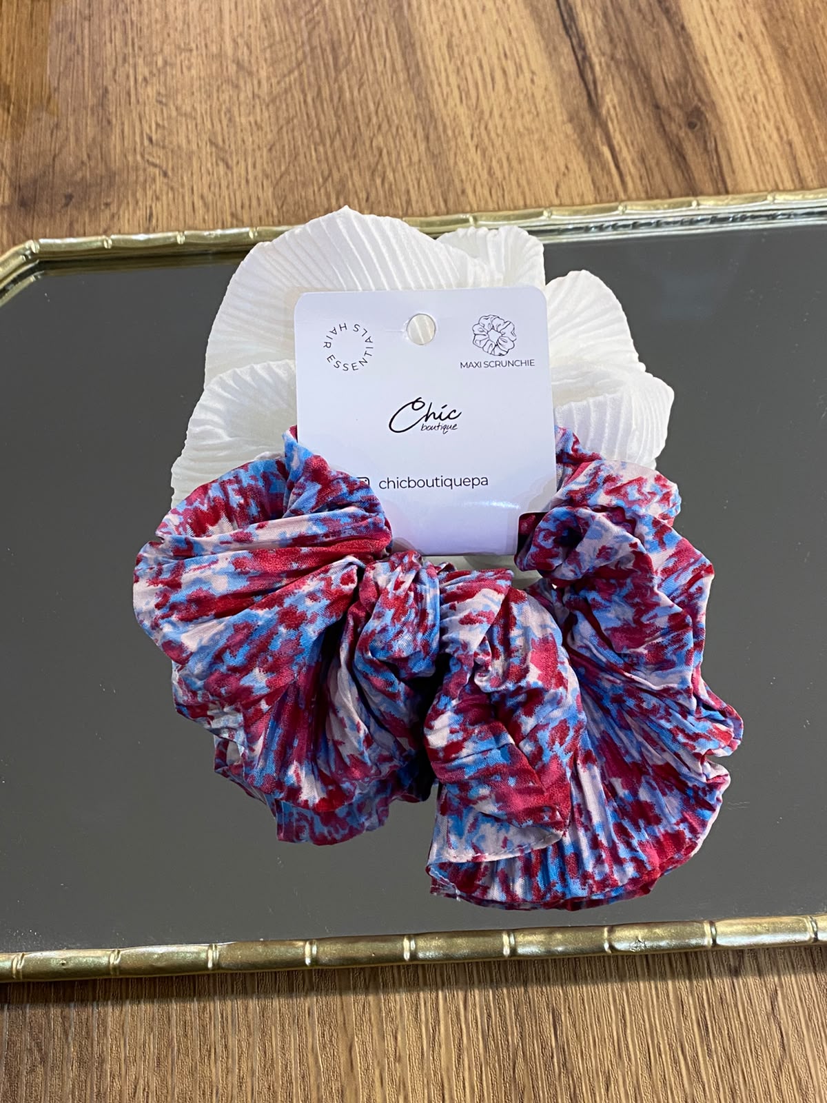 PACK SCRUNCHIES FLOREADOS